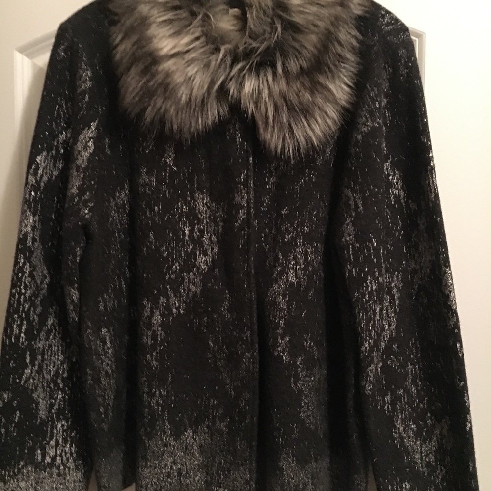 Fur Collar Sweater